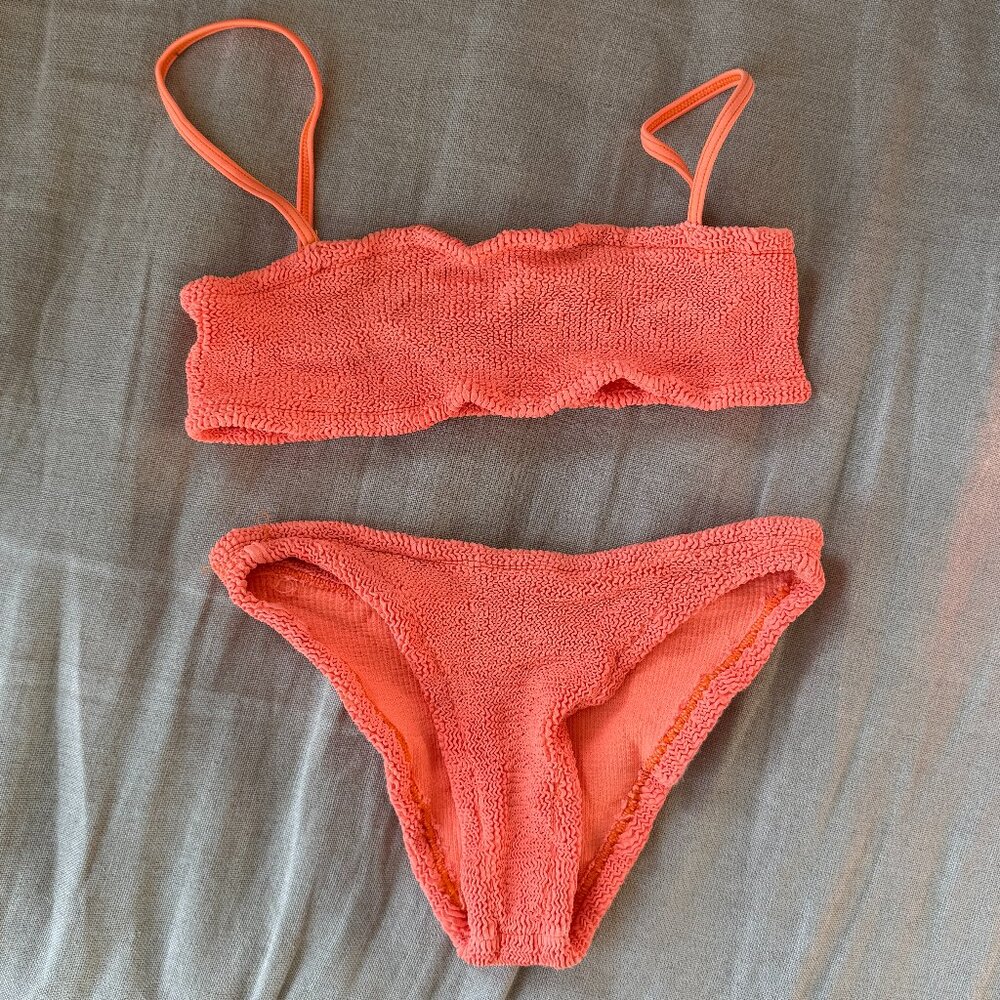 Hunza G Orange Two Piece